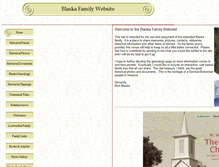 Tablet Screenshot of family.blaska.com